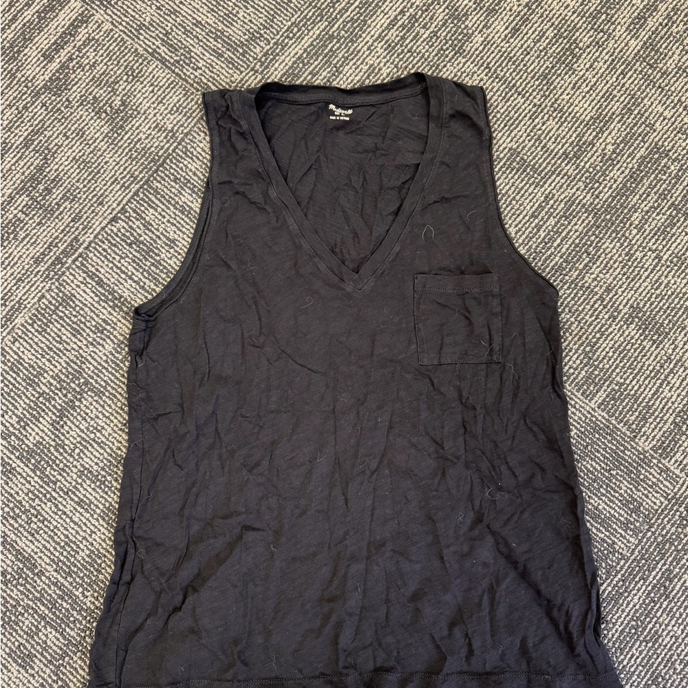 Madewell Charcoal Crew Neck Tee